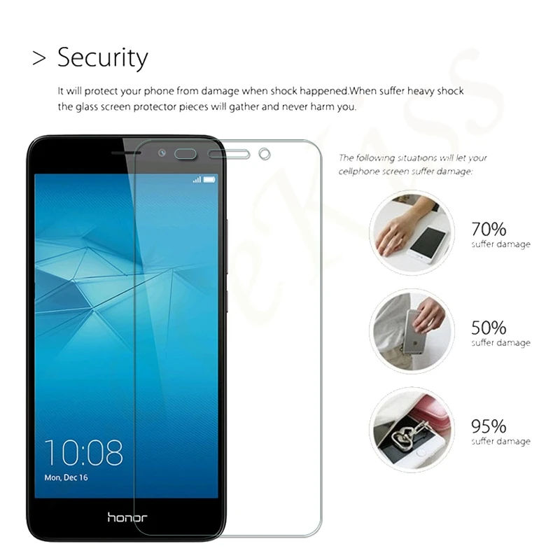 2.5D 9H Премиум Закаленное стекло для Huawei Honor 5C Защитная пленка экрана 7 Lite GT3