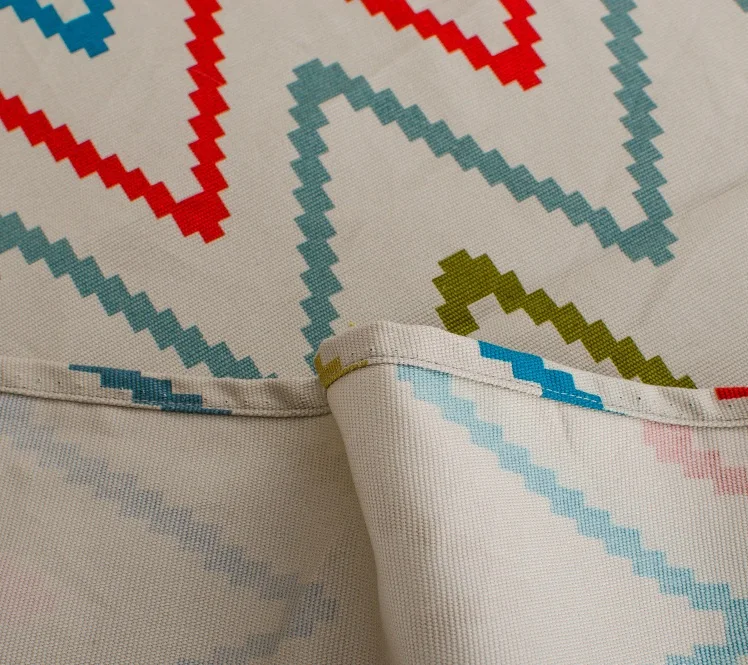 Бесплатная доставка 100% хлопок реактивный окрашенный экологичный с шевронным