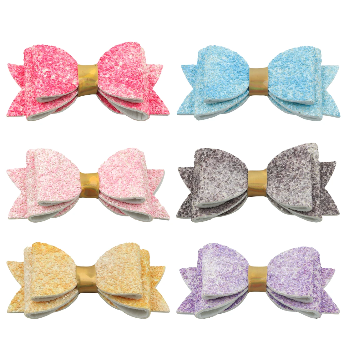 XIMA 1Piece 3inch Princess Hair Clip Girls Hairgrips Glitter Bows Headband for Party Hairband Children Accessories | Детская одежда и