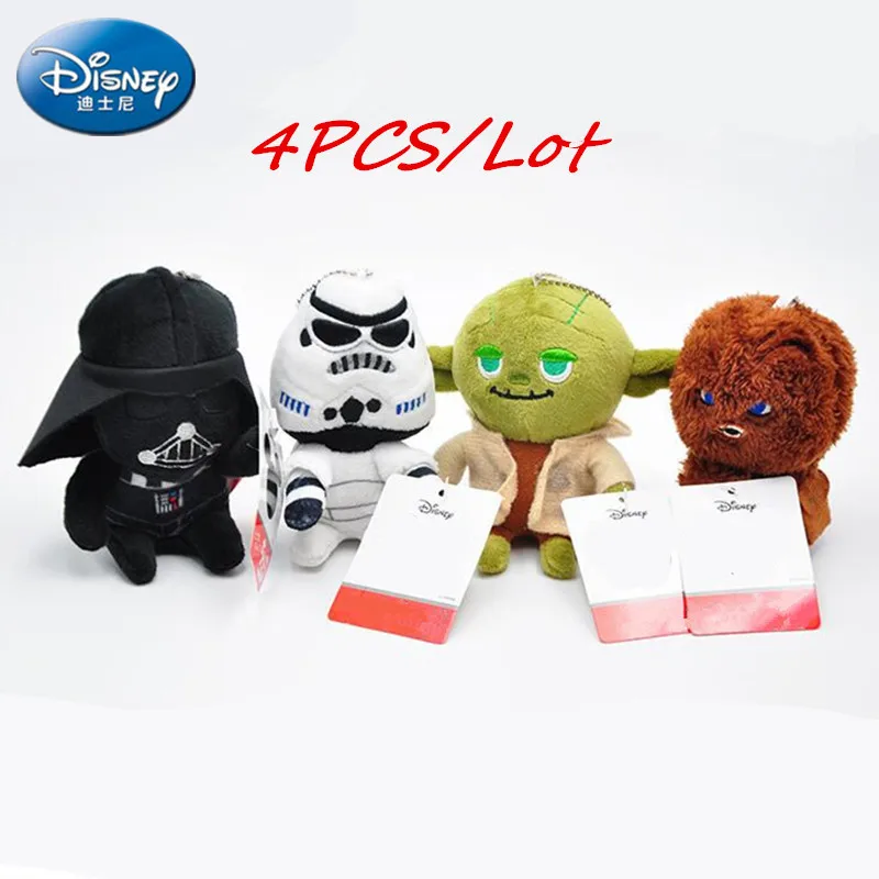 4 шт. Disney 2018 Новая серия Звездных Войн плюшевые детские игрушки куклы черно белые