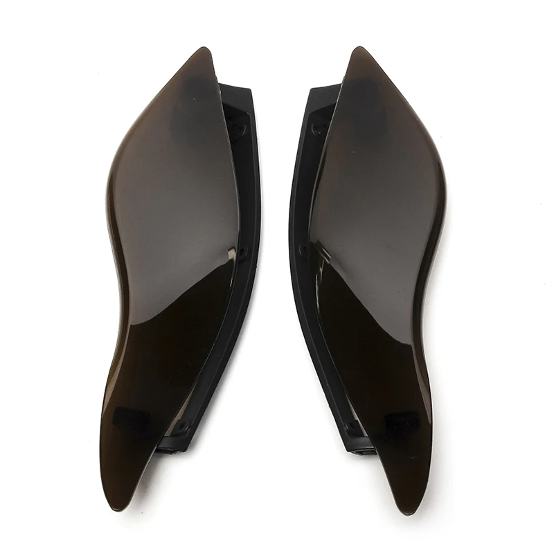 Triclicks черный дым Регулируемый обтекатель боковые крылья воздушные дефлекторы