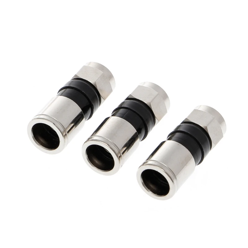 Rg6 F Тип соединителя коаксиальный Компрессионный фитинг для кабеля 20 в