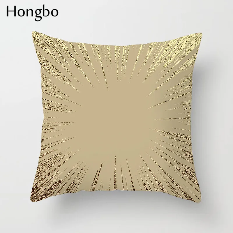 34 Hongbo специальное предложение рекламный цветок Геометрический стиль пледы наволочка квадратный наволочки индивидуальный подарок - Цвет: 34
