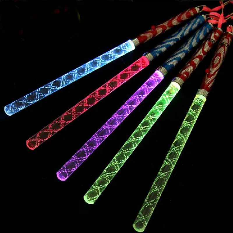300pcs 26x1.2cm Multi Color Acrylic LED Stick Glowing Magic Wand Light Up For Wedding Concert Christmas Party Decration ZA1178 | Всё для