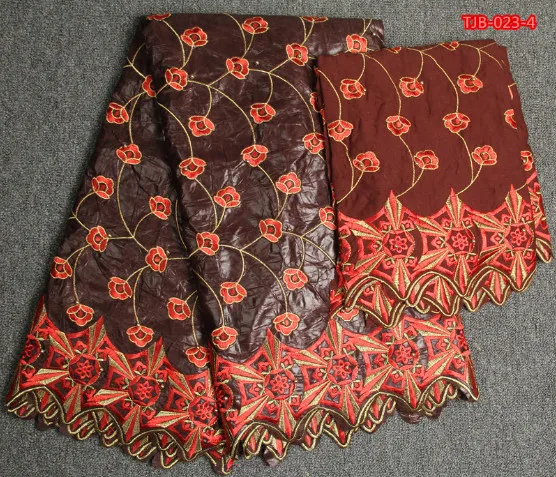 African lace fabric guinea bazin riche set with 2yard french net for blouse 2018 latest getzner Mar-16 | Дом и сад