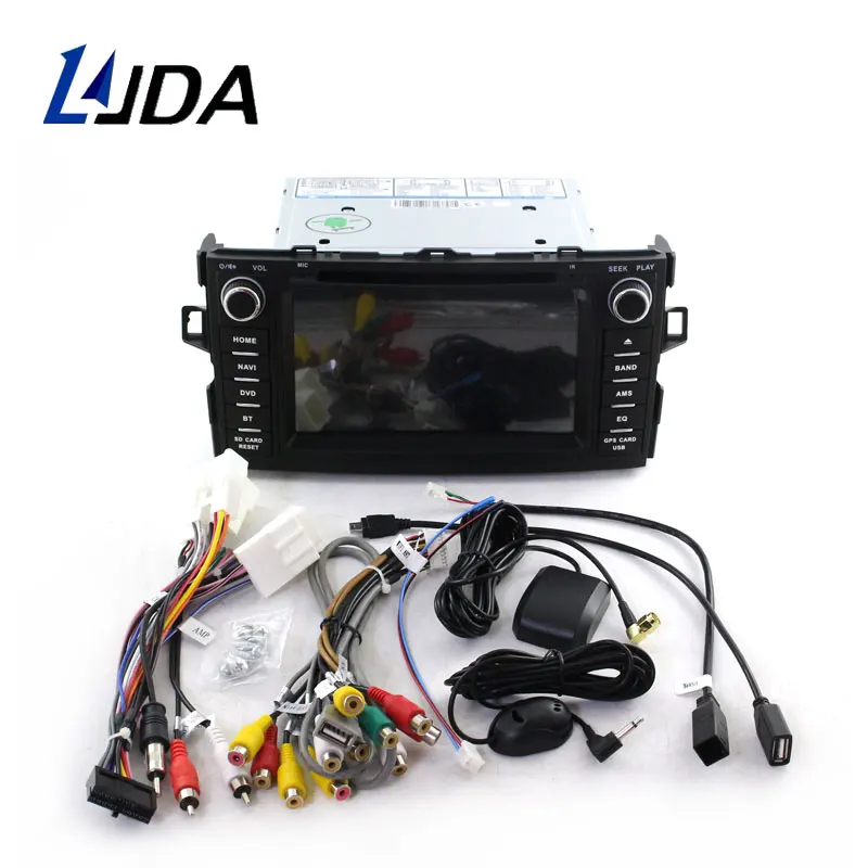 Автомобильный DVD-плеер Carplay DSP 2 Din Android 11 для Toyota AURIS 2008 2009 2010 2011 Wi-Fi GPS-навигация