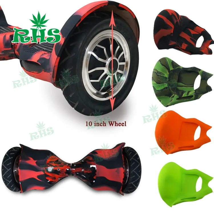 10 дюймов два колеса Ховерборд силиконовый защитный чехол для кожи полная защита