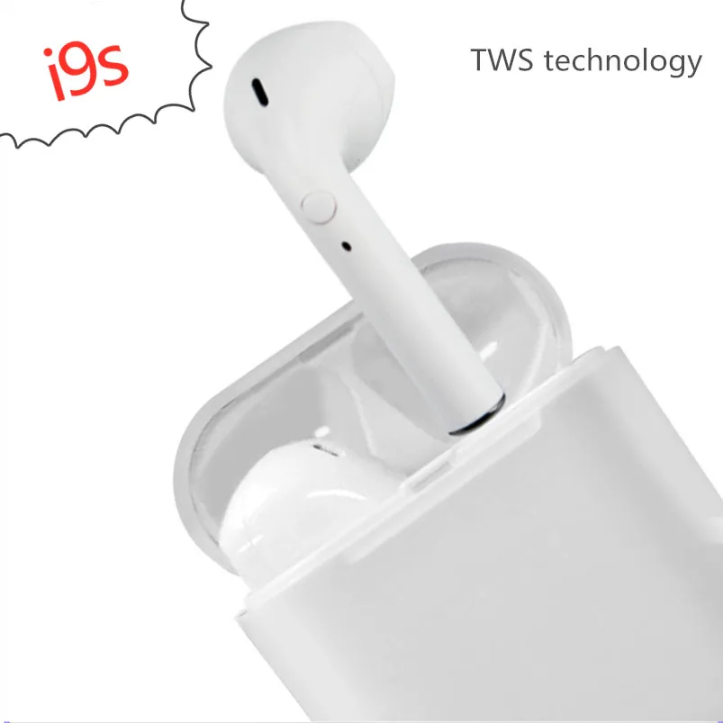 

i9s TWS Mini Wireless Bluetooth Earphone Stereo Earbud Headset with mic invisible Bluetooth Handfree Car Kit for Smart Phone