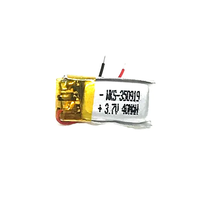 3 7 v 40mAh 350919 литий полимерный Li Po ионный аккумулятор для BT гарнитуры MP3 Массажная