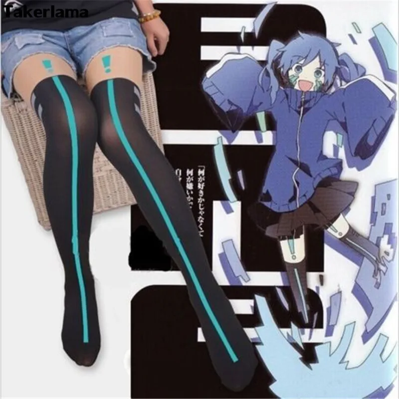 Takerlama аниме Kagerou Project ENOMOTO TAKANE высококачественные носки комбинированные колготки