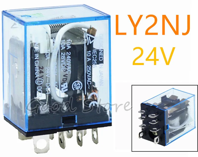 Бесплатная доставка 1 шт. LY2NJ AC DC 24 В HH62P HHC68A 2Z электронное Микро Мини