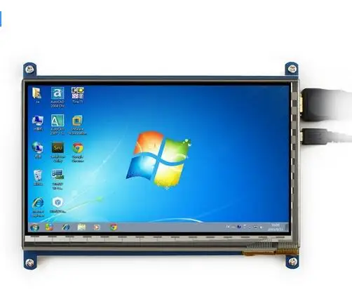 7 дюймовый сенсорный экран Raspberry pi 1024*600 емкостный ЖК интерфейс HDMI поддерживает