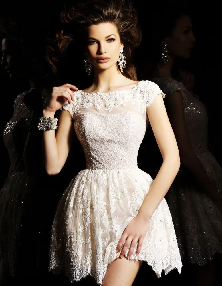 Скидка-бальное новый черное кружево бисером scoop-образным ну вечеринку платья 2014