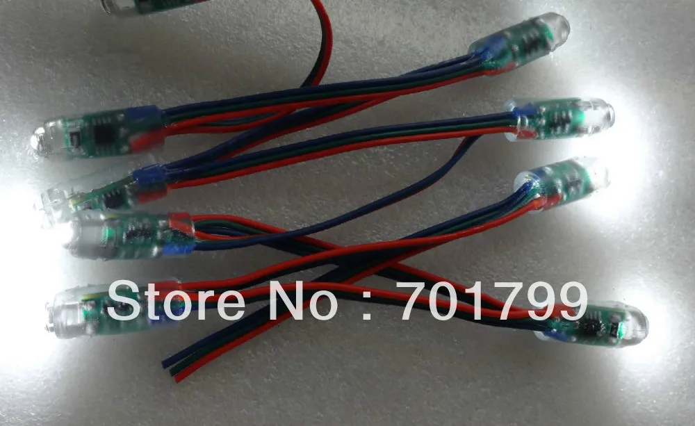 12 мм 0 75 Вт WS2811 белый стробоскоп pixel string 5 в пост. Тока 50 шт. a класс IP68|string cords|string