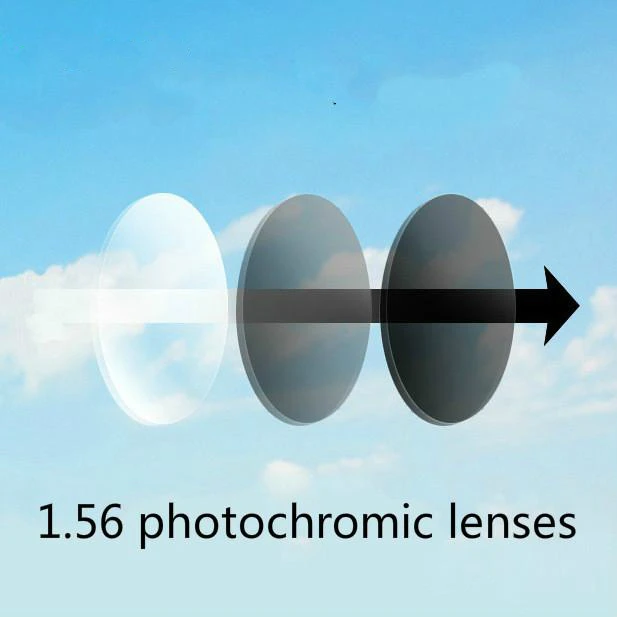 

Viodream 1.56 photochromic Hard Anti Scratch Aspheric Clear Prescription Lenses Optical Lens For Eyes Myopia Reading lenses