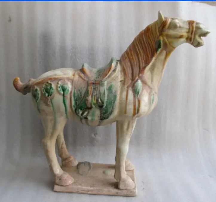 

11.82 inch/ Tang sancai ceramics collection horses in ancient China/9