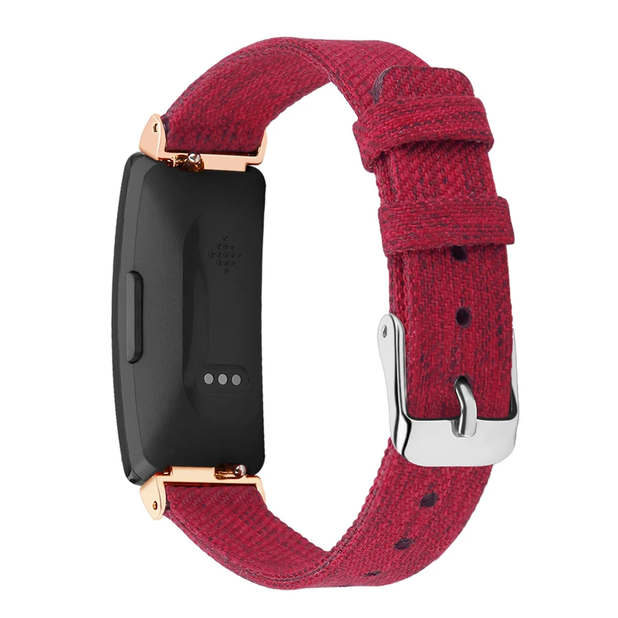 Ремешок на запястье для Fitbit Inspire HR смарт-браслет из холста и нейлона сменные часы