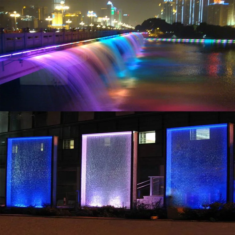 

6pcs/lot High-power 12W 46*46*500mm IP65 waterproof outdoor led flood light LED Wall washer lamp Landscape Wash wall light