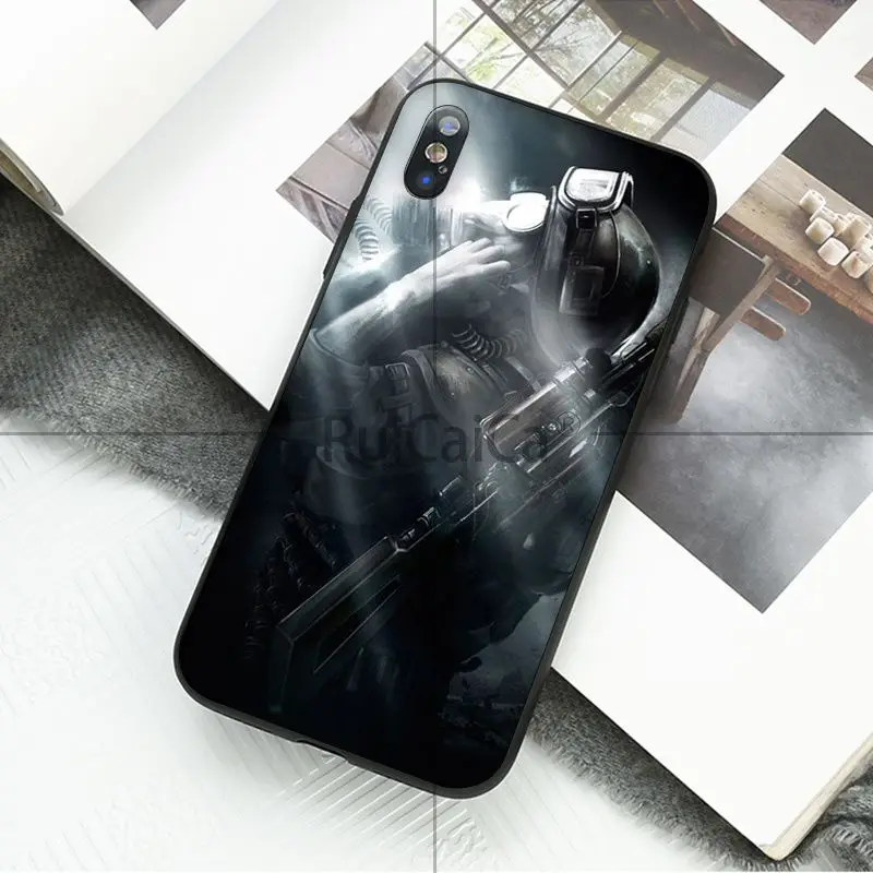 Ruicaica Game Metro 2033 черный ТПУ Мягкий силиконовый чехол для телефона iPhone 8 7 6 6S Plus 5 5S SE XR X