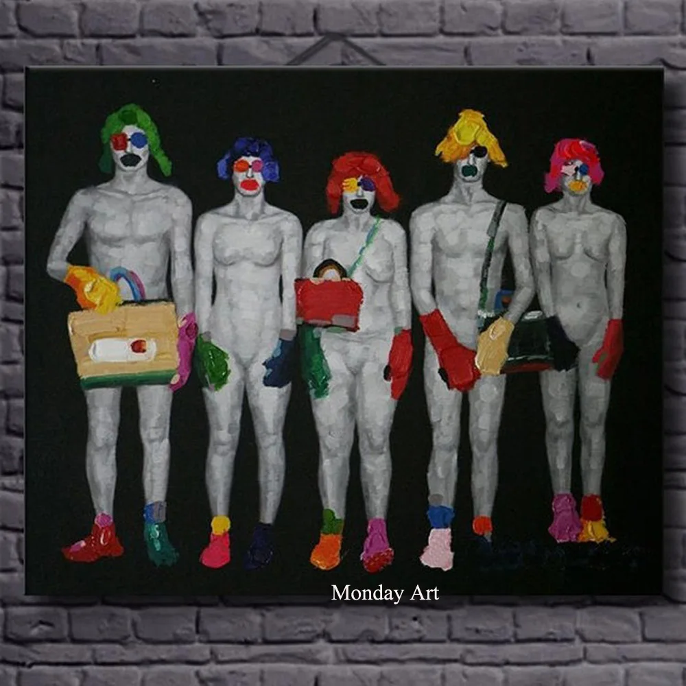 Художник Прямая поставка высокое качество впечатление обнаженное искусство