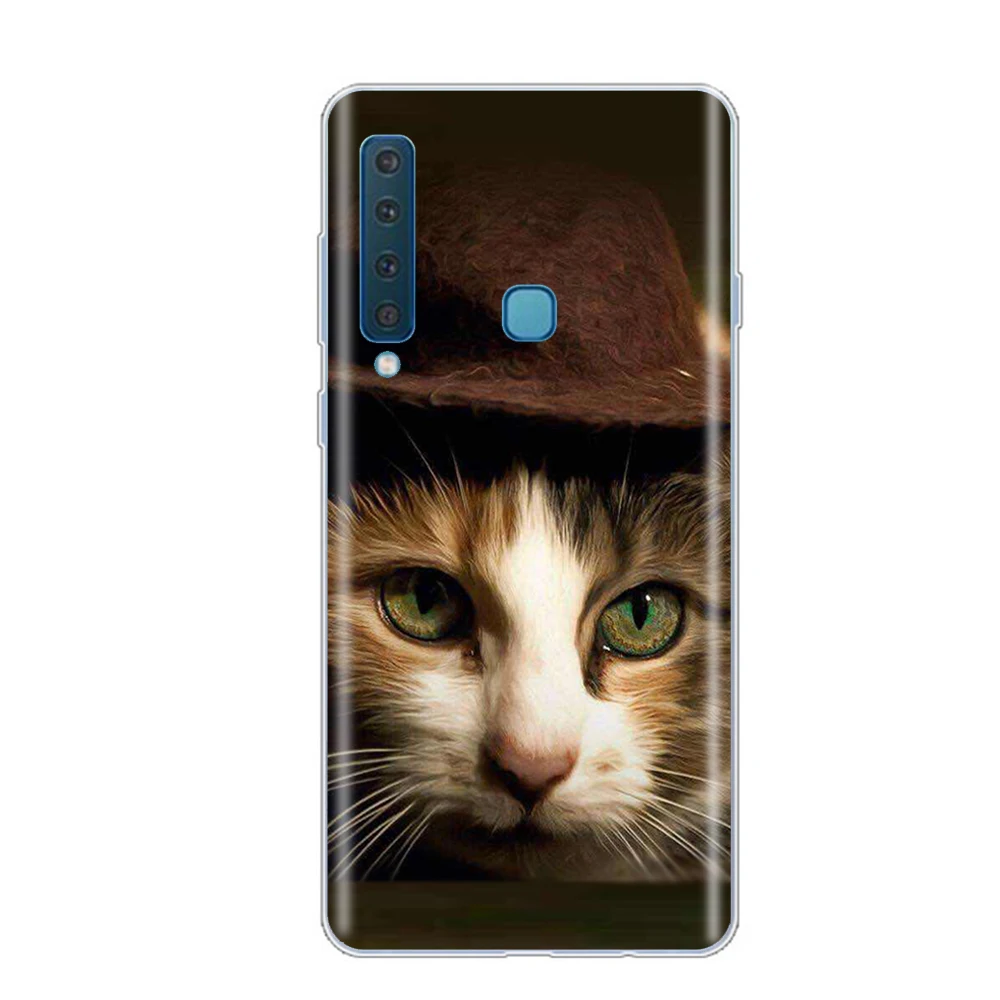 Fundas для samsung Galaxy A9 2018 чехол задняя крышка силиконовый мягкий ТПУ телефона Чехол