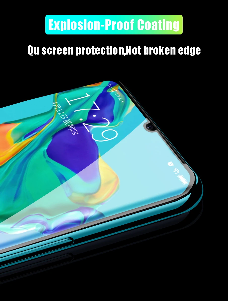 5D полное покрытие из закаленного стекла для huawei P30 P30 Pro Lite huawei P20 P20 Pro Lite Защитное стекло для экрана