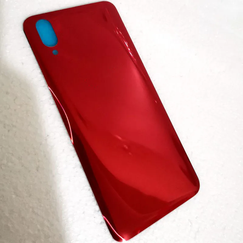 Красный ДЛЯ VIVO X23 крышка батареи Задняя стеклянная чехол задняя крышка корпуса для VIVOX23 крышка батареи со стеклянным объективом камеры - Цвет: Красный