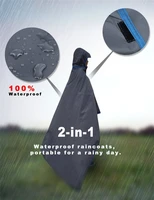 hot selling czx 172 multi function tarp2 in 1 raincoat sunshade tarp tentrain fly sheet tarp tentmulti use beach blanket