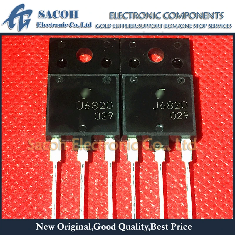 

New Original 10PCS/Lot J6820 FJAF6820 OR J6820L FJAF6820L 6820 TO-3PF 20A 750V NPN Silicon Transistor