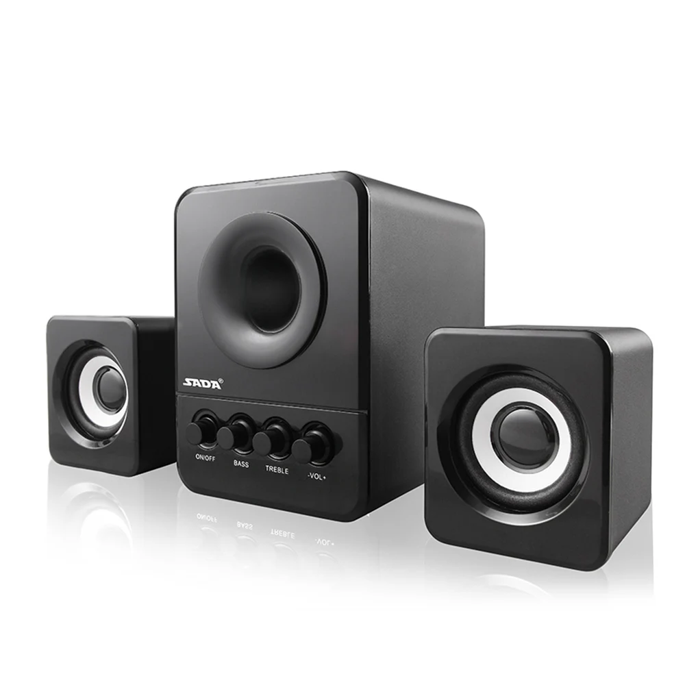 SADA D 203 USB Проводная комбинированная компьютерная Колонка бас стерео s музыкальный