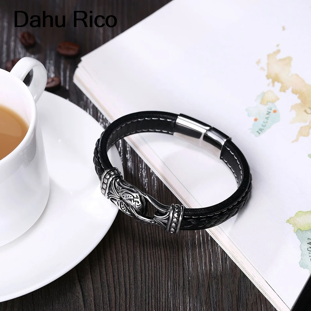 leather stainless steel bijoux tibetan bracelet world of warcraft personalized tennis Dahu Rico bracelets | Украшения и