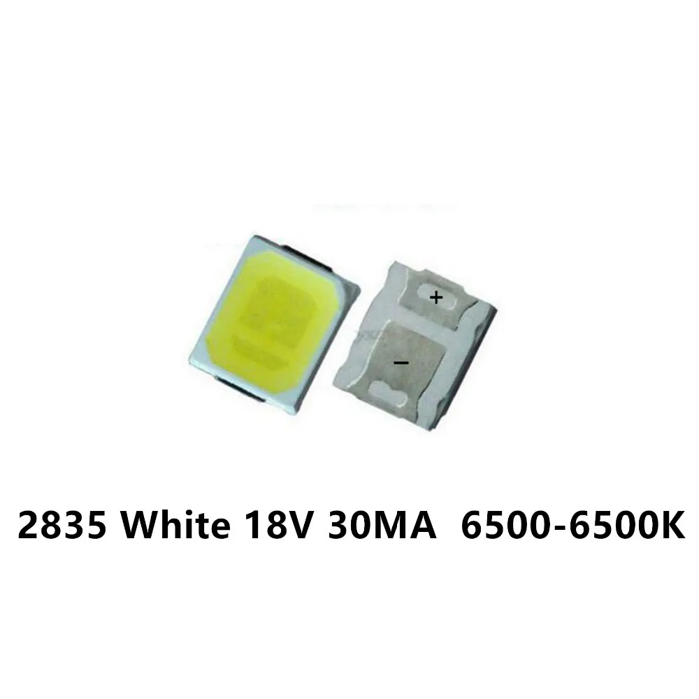 

300 шт./лот Высокая яркость SMD светодиодный 2835 1 Вт белый 18В 30мА 6500-6500K