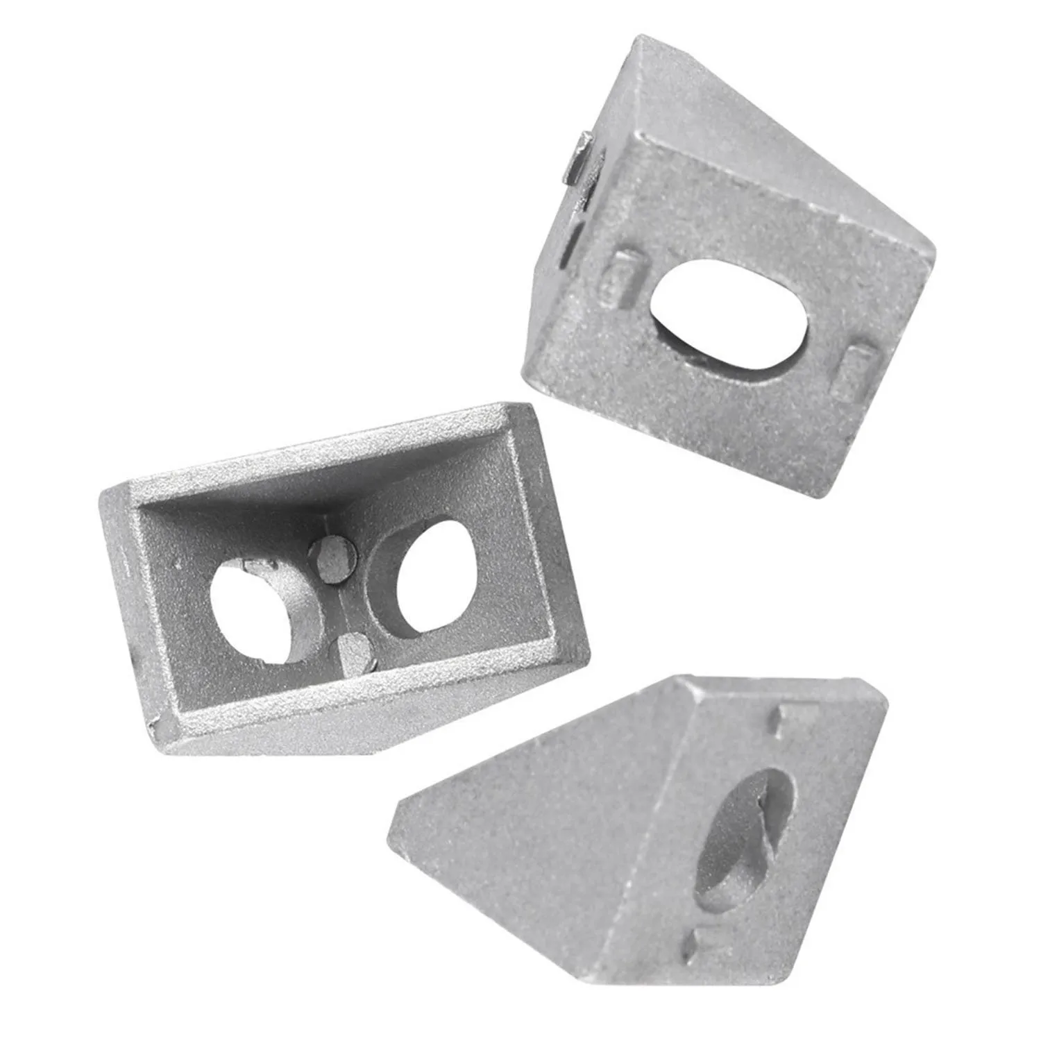 10 Pcs 2020 Aluminum Corner Bracket L Shape Right Angle Joint Fastener Home Hardware for 20mm Extrusion (20mmx | Обустройство дома