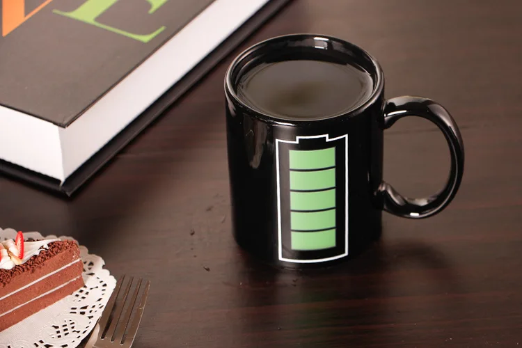 Акция батарея Термокружка изменяющая цвет кружка кофейная чашка чувствительные