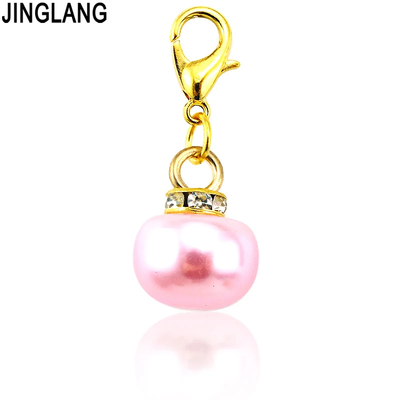 JINGLANG Новое прибытие DIY мода Омаров застежка Подвески с маленькими цветными