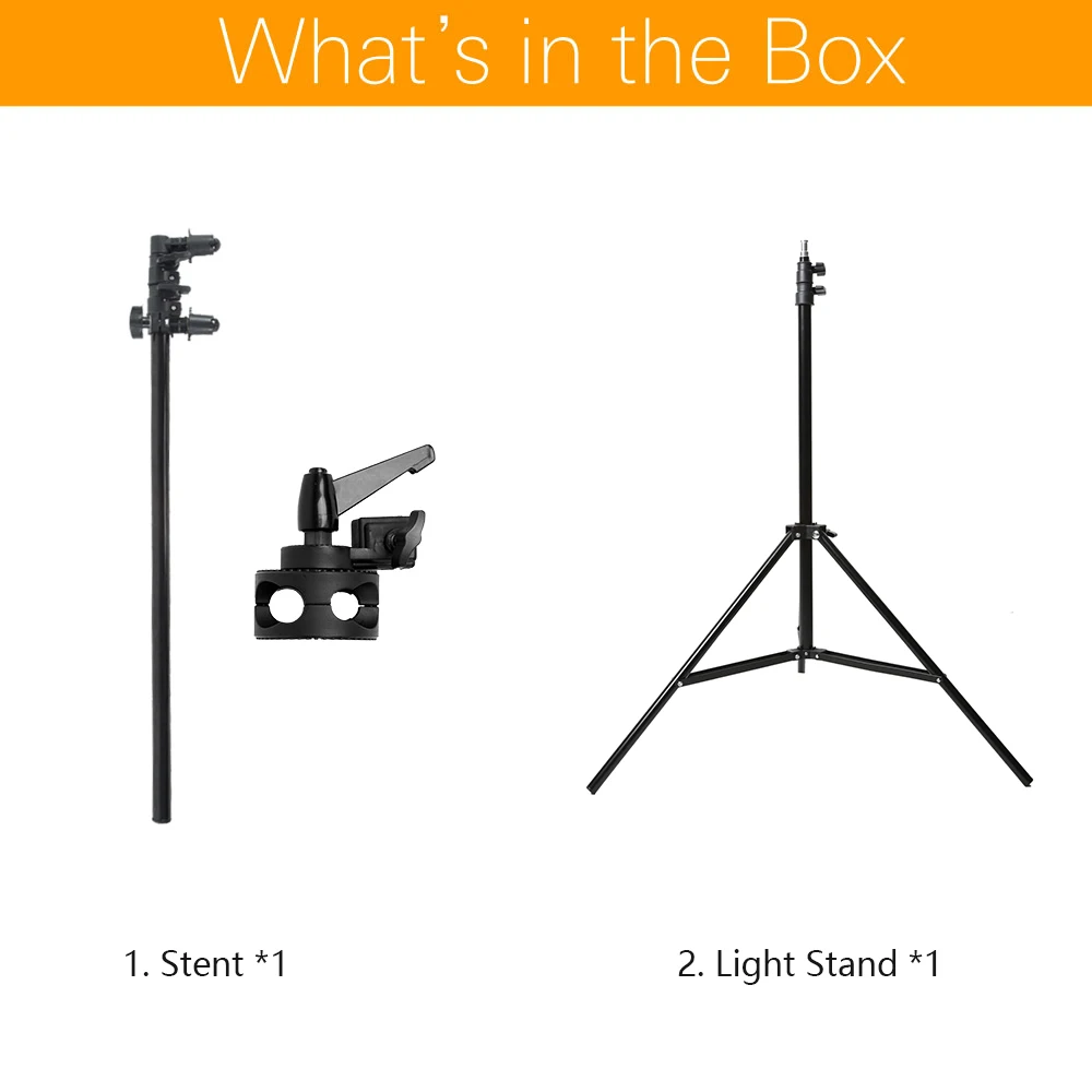 Стойка светильник 280 см держатель для фотостудии шарнирная головка отражатель