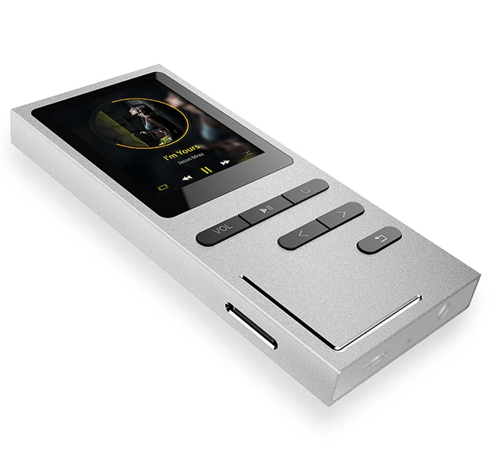 Оригинальный mp3 плеер AUPHIL 16 ГБ 1 8 дюйма металлический мини спортивный музыкальный