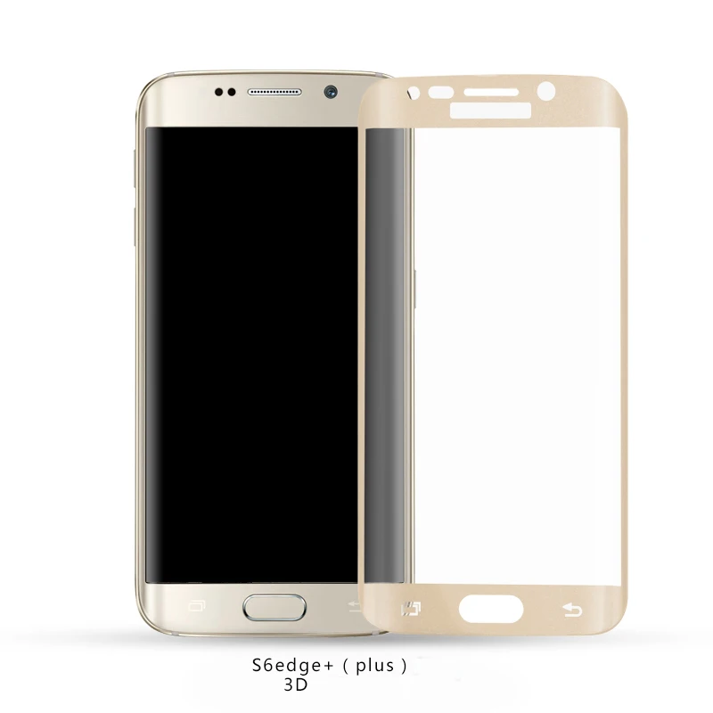 Original 6Colors 9H Mirror Screen Protector For Samsung Galaxy S6 Edge S8 Plus 3D Curved Full Cover Tempered Glass