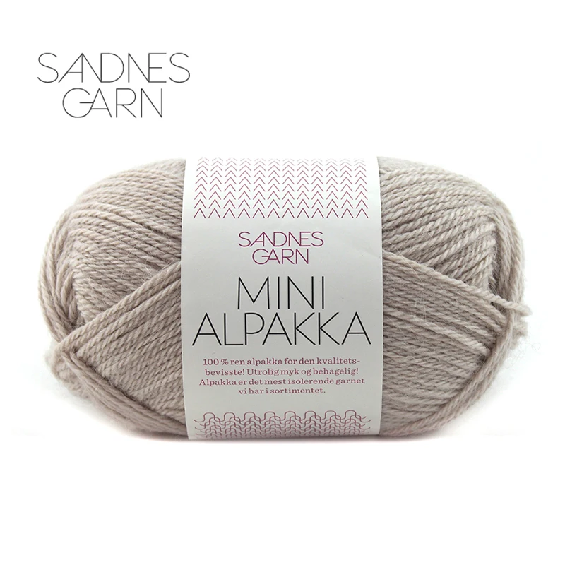 1*50 г мяч а Sandnes Garn мини Alpakka пряжа 100% чистая Альпака ручная вязка для детских