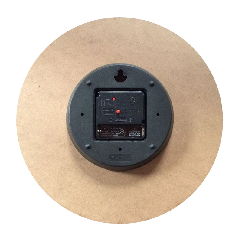 DCF77 RCC деревянные настенные часы Funkuhr кварцевые МДФ 10' дюймовые Парижские Ретро |