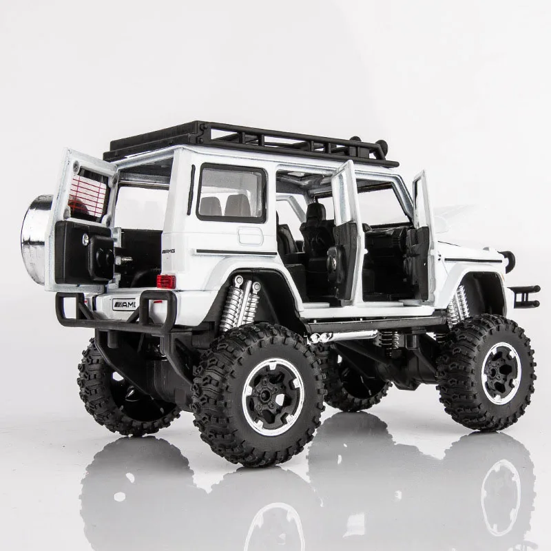 Diecasts 1/32 модель автомобиля большое колесо G63 симулятор Matel светильник звуковые транспортные средства игрушки для детей Подарки для детей мальчик Benz