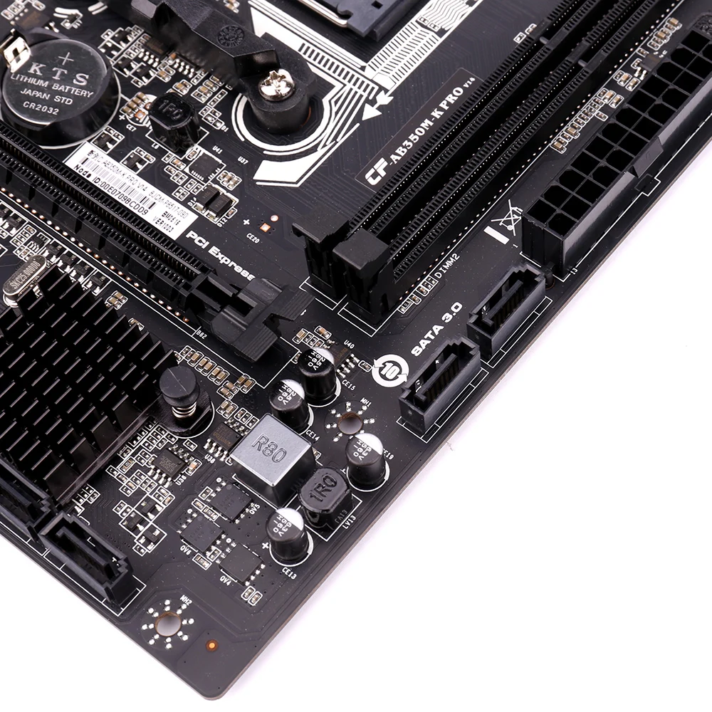 Цветная AB350M PRO V14 системная плата AMD B350/AM4 MATX материнская плата DDR4 VGA+ HDMI SATA3.0 6 ГБ/сек. для настольных ПК placa mae am4
