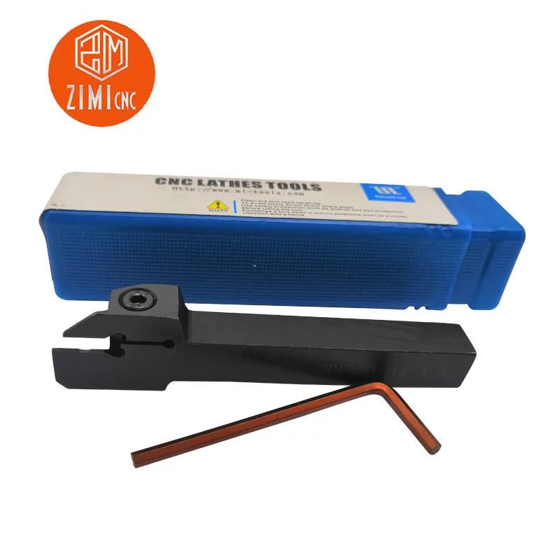 

1 PCS MGEHR1212-1.5+1PCS Wrench 12 * 12mm petiole CNC turning tool bar outer circle cutting CNC lathe tool holder high quality