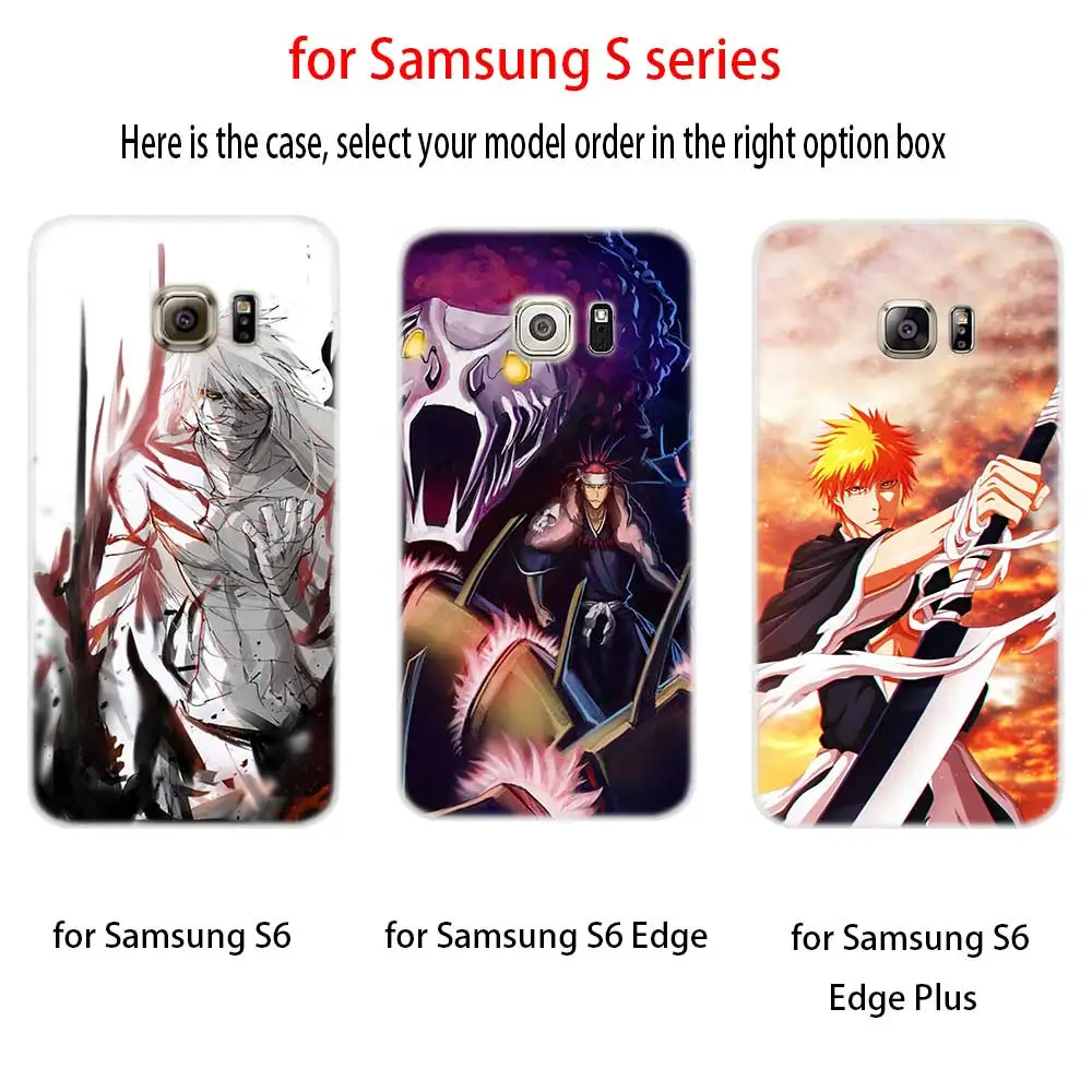 Soft Silicone Case For Samsung S21 S20 S11 S10 S9 S8 Plus lite 11e 10e Uitra S7Edge unny Bleach Anime | Мобильные телефоны и