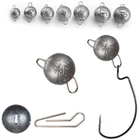 4 г, 6 г, 8 г до 18 г, крючок с крючком для груза, свинцовый быстроразъемный разъем Pechelead Sinker, вибропуля для оснастки