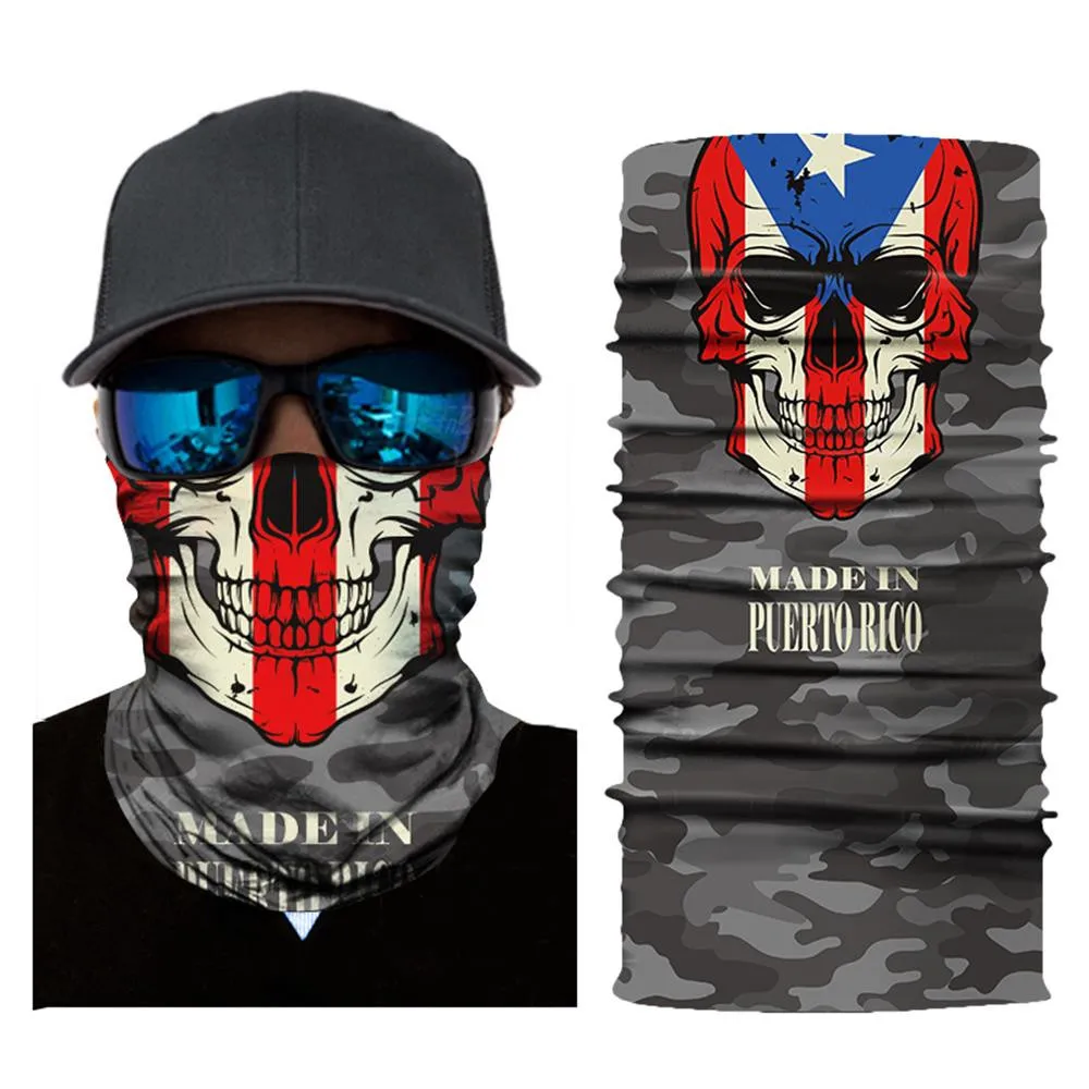 Велосипедная маска для лица мотоциклетная шапка с черепом шарф шеи теплая Лыжная