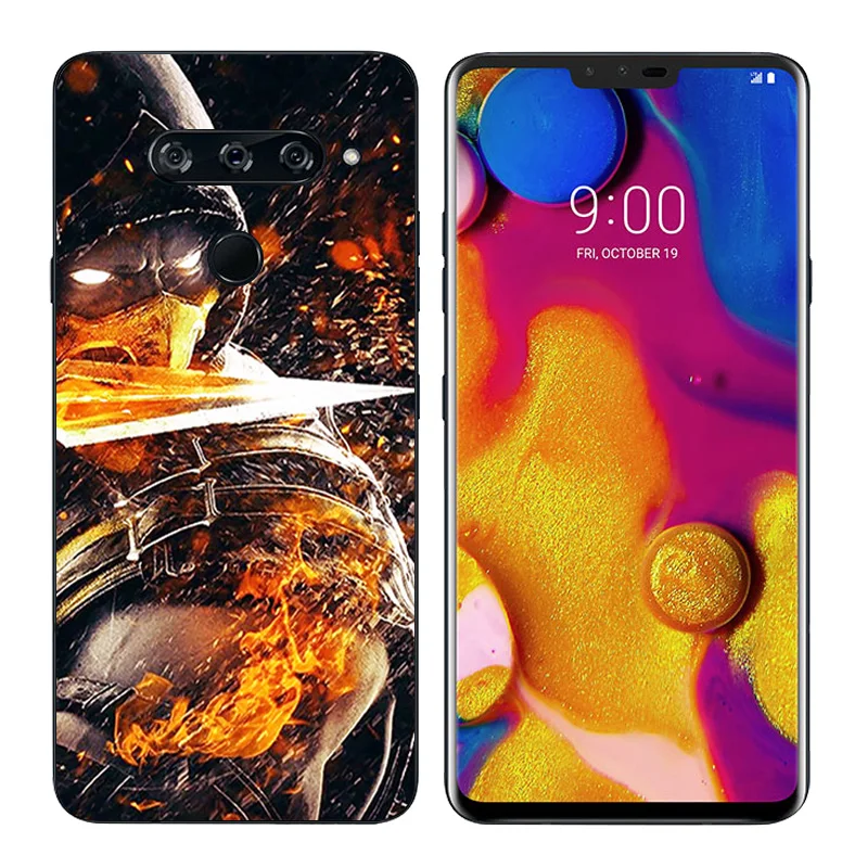 Роскошный чехол для телефона LG Q7 X Screen Power Cam G5 V40 ThinQ полная защита с принтом