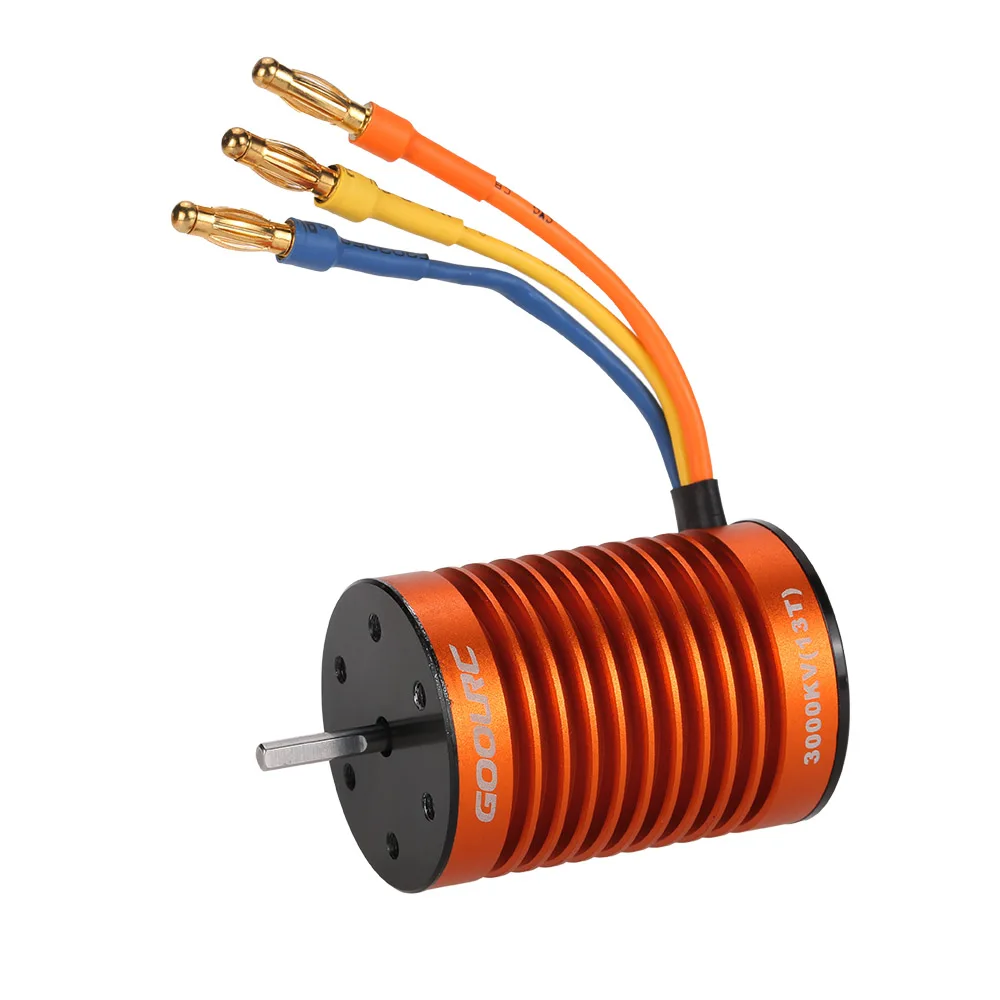 GoolRC F540 3000KV водонепроницаемый бесщеточный двигатель для 1/10 RC автомобиля WLtoys
