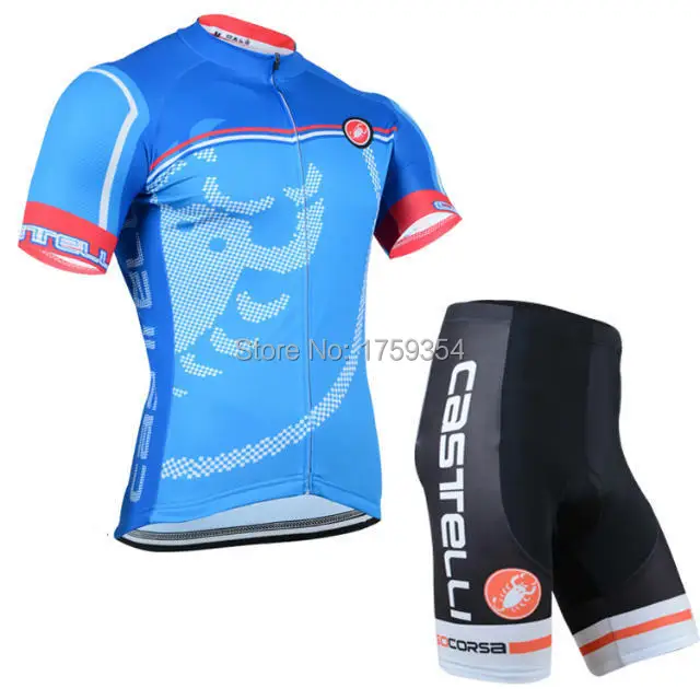 Can be mixed size 2015 Spain caste Team Bike Jersey cycling jersey short sleeve Cycling wear | Спорт и развлечения