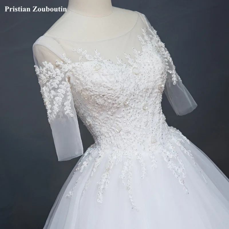 free shipping Vestido De Noiva Designer Wedding Dress brand Dresses o neck robe de mariage bridal gown cheap | Свадьбы и торжества